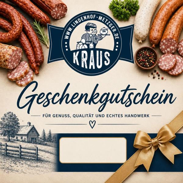 Geschenkgutschein Lindenhof-Metzger