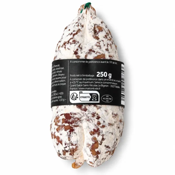 Französische Salami mit Haselnüssen – 250 g