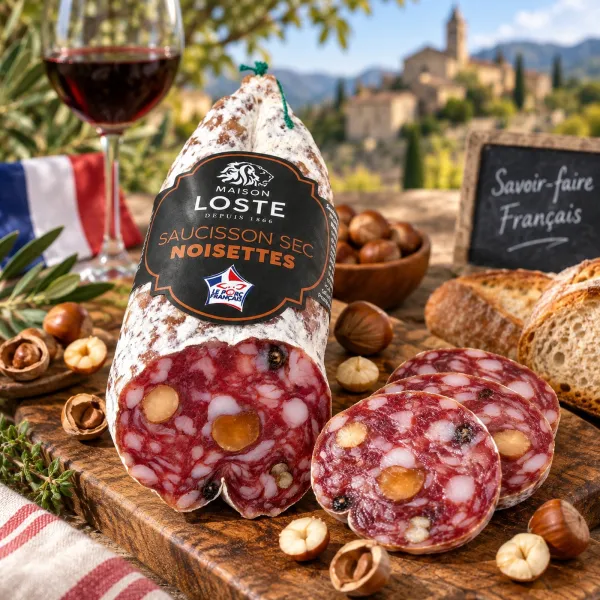 Französische Salami mit Haselnüssen – 250 g